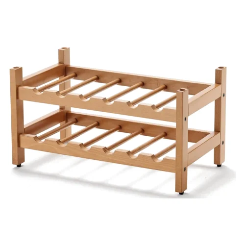 Arredamenti birellone 12 stojak na butelki - 49 x 29 cm, brązowy