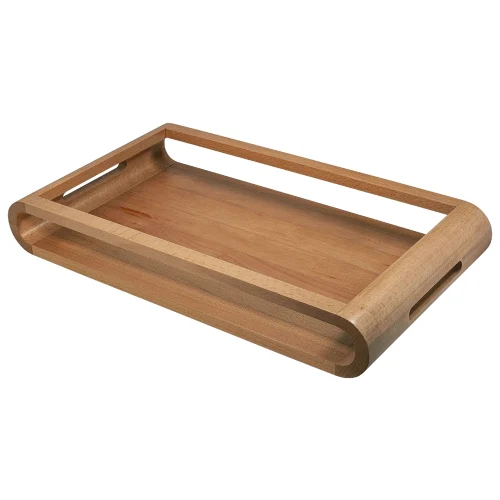 Artelegno Vasd Dwustronna taca z drewna bukowego 27 x 49 cm