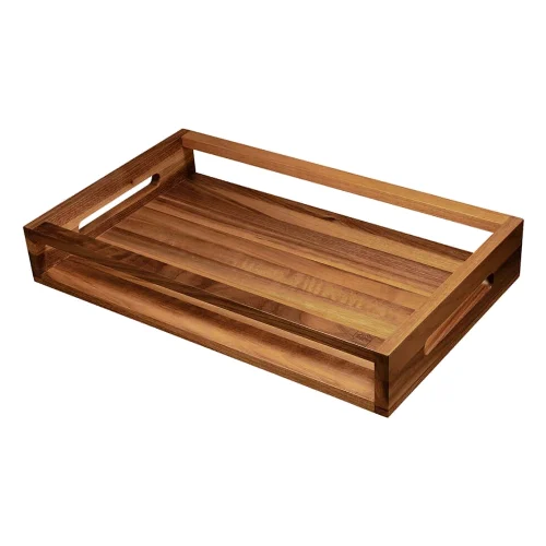 Artelegno Vasd Dwustronna taca z drewna orzechowego - 49 x 27 cm