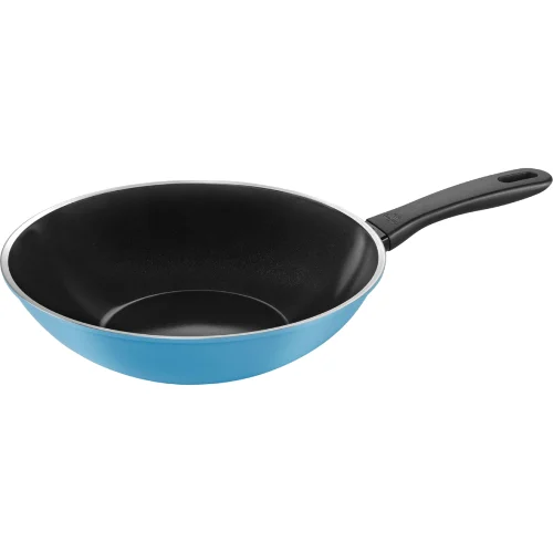 Ballarini caprera wok 28 cm niebieski