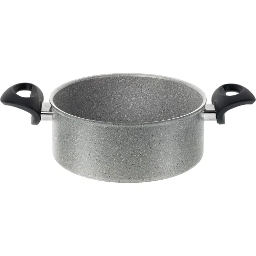 BALLARINI FERRARA Garnek granitowy indukcyjny z 2 uchwytami 24 cm