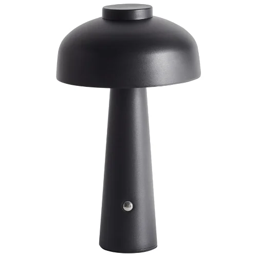 Bezprzewodowa lampa stołowa LED AGUSAN Ze ściemniaczem Metal Czarny