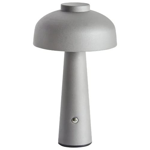 Bezprzewodowa lampa stołowa LED AGUSAN Ze ściemniaczem Metal Szary