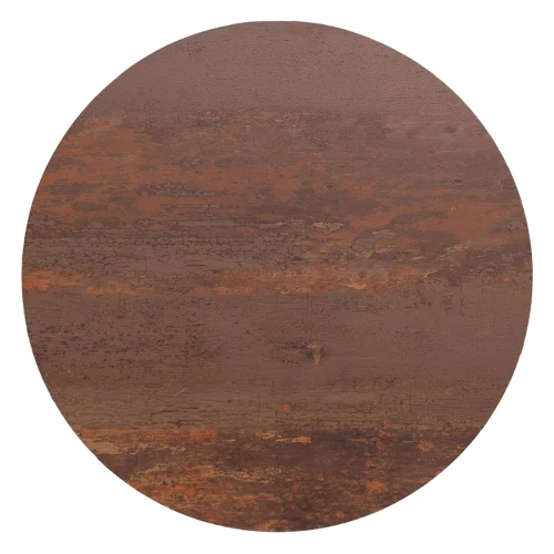Blat stołu ogrodowego CORTEN Ø70 z laminatu HPL Bizzotto