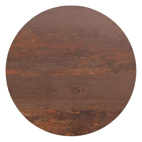 Blat stołu ogrodowego CORTEN Ø80 z laminatu HPL Bizzotto