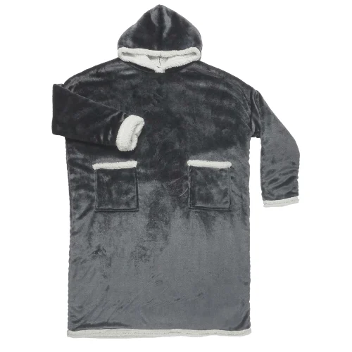 Bluza długa/ snuddie szara