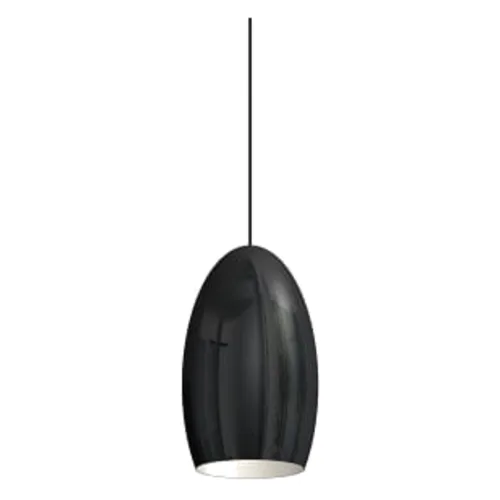 Cocco Kokon czarno-biała lampa wisząca średnica 30cm czarny mat wyrzedaż