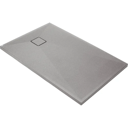 Deante Correo KQR_S48B Brodzik granitowy prostokątny 140x80 Szary metalik