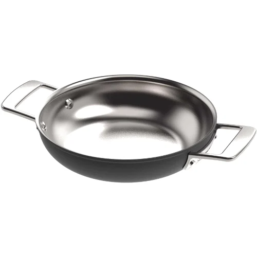 Demeyere black 5 patelnia płytka 2h 20 cm