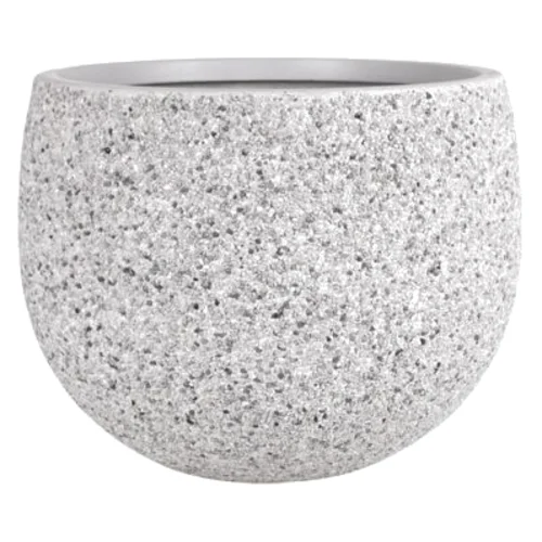 Donica mrozoodporna Rocky niska 410605/3 kamienny szary 35 x 27 cm
