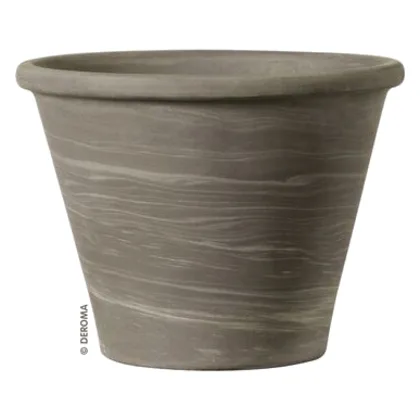 Doniczka ceramiczna Vasum Duo Bianco GRAFITE 37 cm