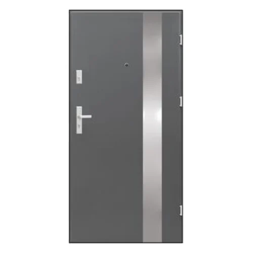 Drzwi antywłamaniowe Forca 90P antracyt 206,8 cm