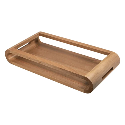 Dwustronna taca z drewna bukowego artelegno vasd - 43 cm