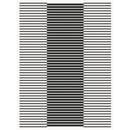 Dywan Casa 120 x 160 cm zebra biało-czarny