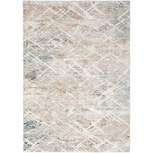 Dywan Nowoczesny Glitz Hydra Grey Multicolor 160X221 Cm