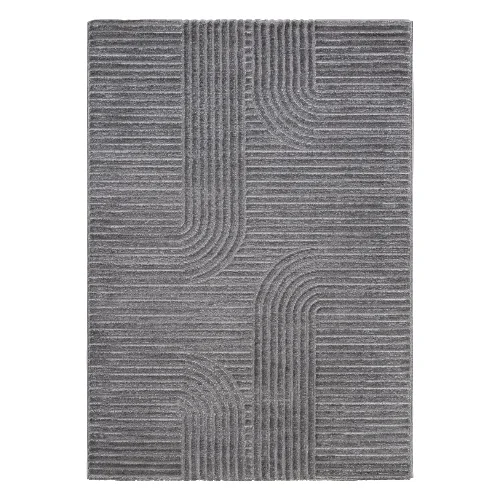 Dywan Nowoczesny Lucy Anthracite Lines 200X290 Cm