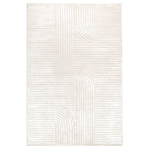 Dywan Nowoczesny Lucy Ecru Lines 80X150 Cm