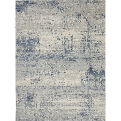 Dywan Nowoczesny Rustic Textures Ivory Blue 160X221 Cm
