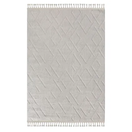 Dywan prostokątny Jardin 80 x 150 cm szary