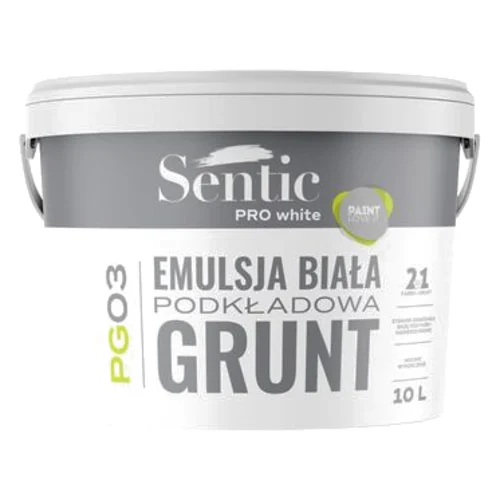 Emulsja podkładowa GRUNT PG03 biały 10 l SENTIC
