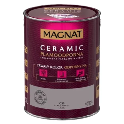 Farba ceramiczna szary kwarc C59 5 l Magnat