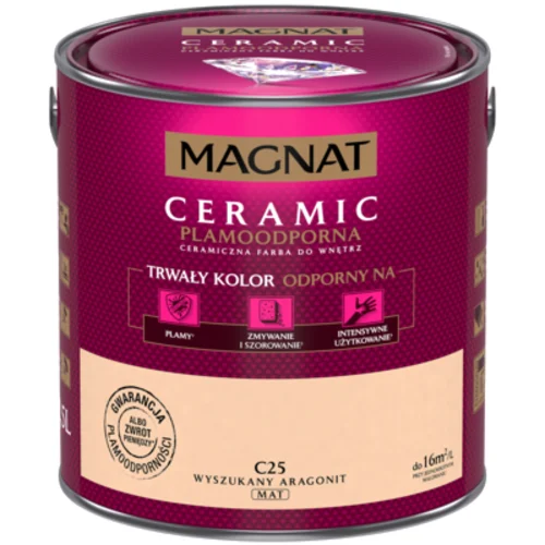 Farba ceramiczna wyszukany aragonit C25 2,5 l Magnat