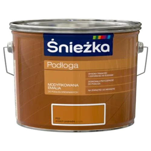 Farba emaliowa ftalowa Podłoga orzech pośredni 2,5 l Śnieżka