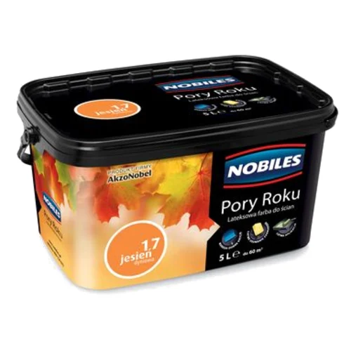Farba lateksowa Pory Roku Jesień Dyniowa 5 l Nobiles
