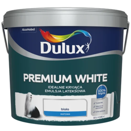 Farba lateksowa Premium White 10 l