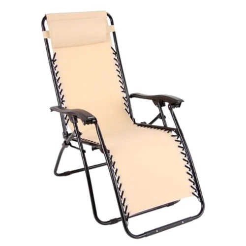 Fotel luksusowy relax beżowy