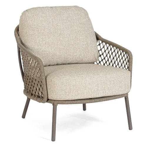Fotel ogrodowy CORBETA 73.5x83.5 stalowe Bizzotto