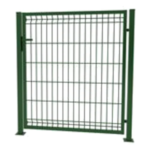 Furtka 3D 1,53 x 100 zestaw ze słupami 60 x 40 mm i zawiasami ocynk + 6005 (zielony) (oczko 50 x 200) lewa