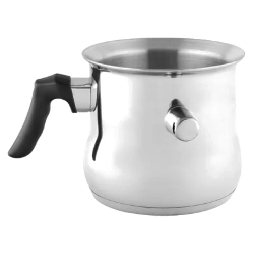 Garnek do gotowania mleka Emilio 1,5 l srebrny