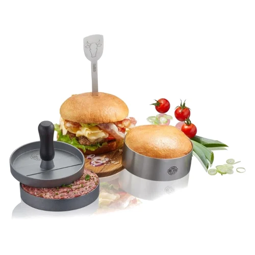 GEFU BBQ Zestaw do burgerów 3 cz.