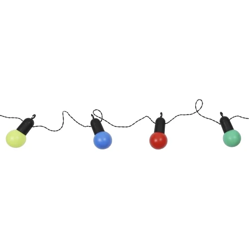 Girlanda ogrodowa żarówkowa 20 led kolorowa