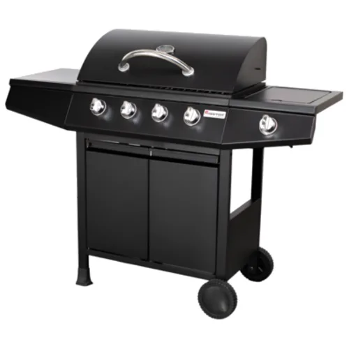 Grill gazowy 4 + 1 palnikowy MG661 9,3 kW czarny Floraland