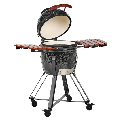 Grill węglowy KAMADO Ceramika Czarny