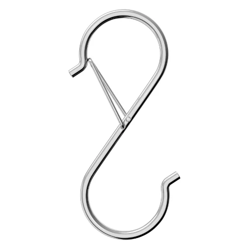 Haczyki na drążek do szafy 90x35x3 mm, zestaw 10 sztuk