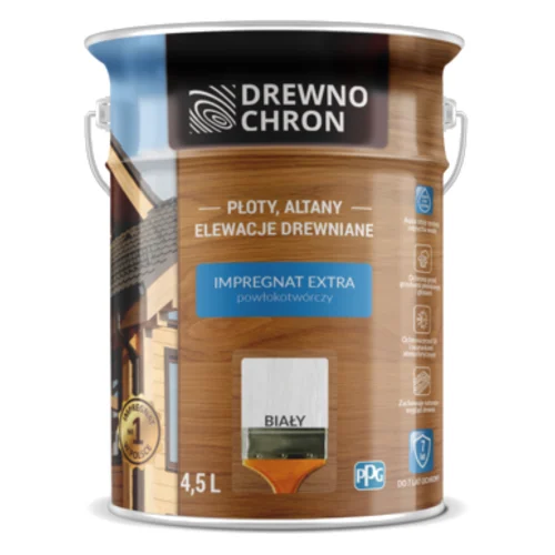 Impregnat EXTRA powłokotwórczy biały 4,5 l