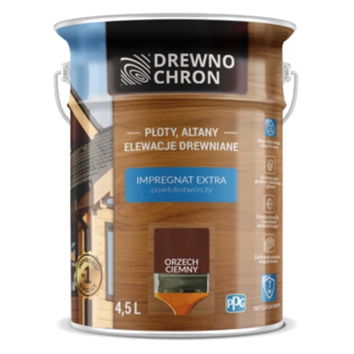 Impregnat EXTRA powłokotwórczy orzech ciemny 4,5 l