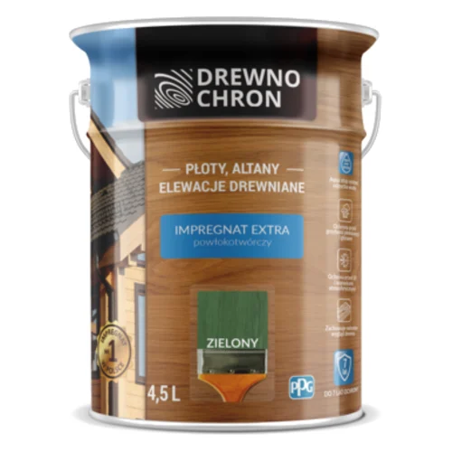 Impregnat EXTRA powłokotwórczy zielony 4,5 l