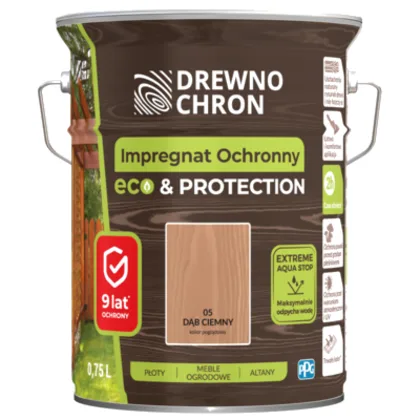 Impregnat ochronny ECOPROTECTION dąb ciemny 4,5 l Drewnochron