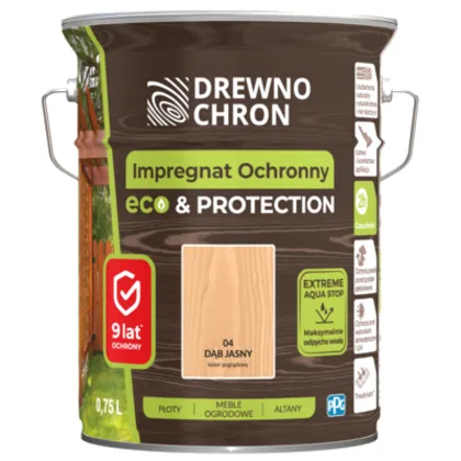 Impregnat ochronny ECOPROTECTION dąb jasny 4,5 l Drewnochron
