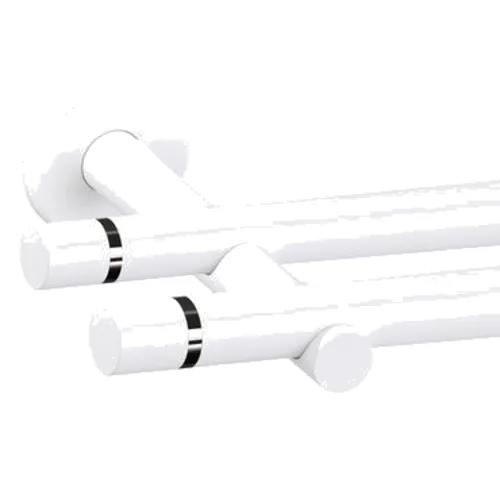 Karnisz podwójny Tokyo Easy II 19 mm 160 cm biały mat