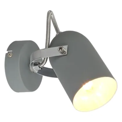 Kinkiet GRAY 1x40W E14 szary CANDELLUX