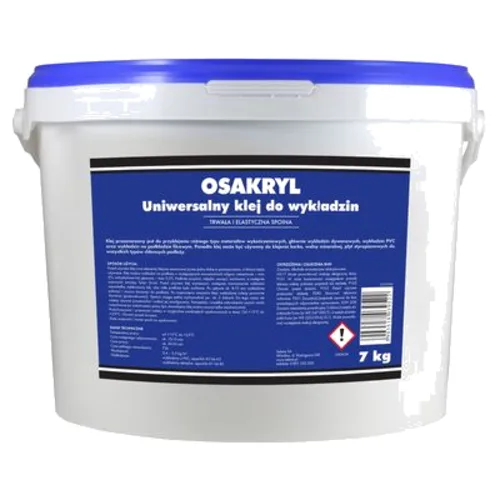 Klej uniwersalny do wykładzin Osakryl 7 kg