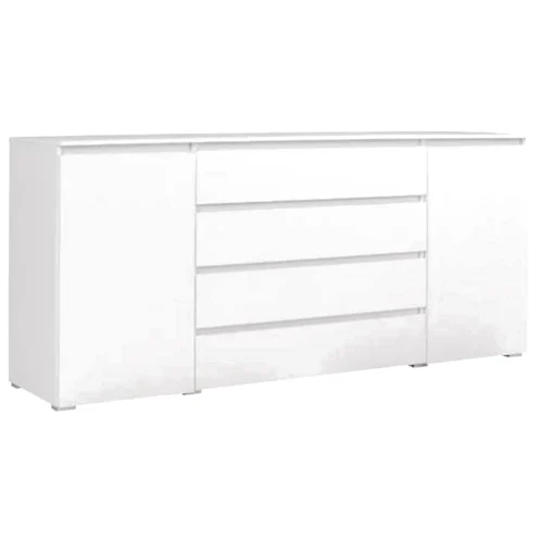 Komoda Cosmo C06 4 szuflady 2 drzwi biały
