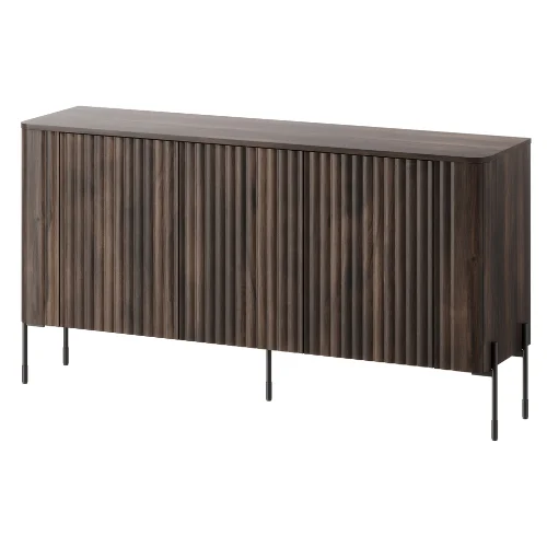 Komoda z drzwiami dąb barokowy ristretto 150 cm Aria