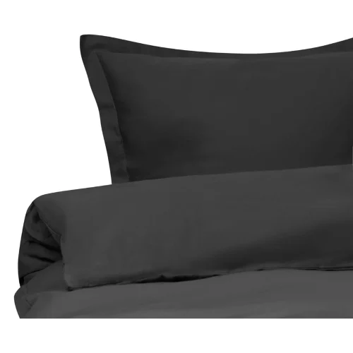 Komplet pościeli PARKROSE Bawełna satynowa 220 x 240 cm Czarny