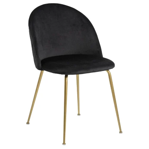 Krzesło Louise Black /Gold